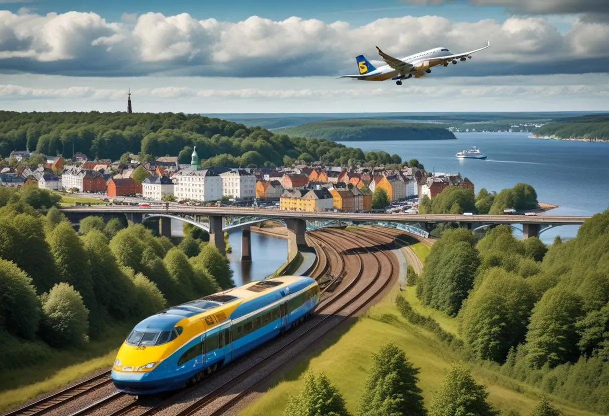Så här tar du dig från Sverige till Birmingham illustration
