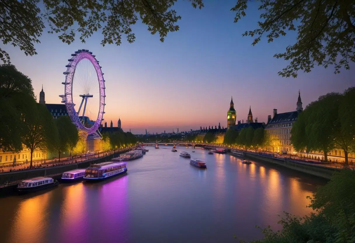 Upptäck roliga familjeaktiviteter i London, United Kingdom illustration