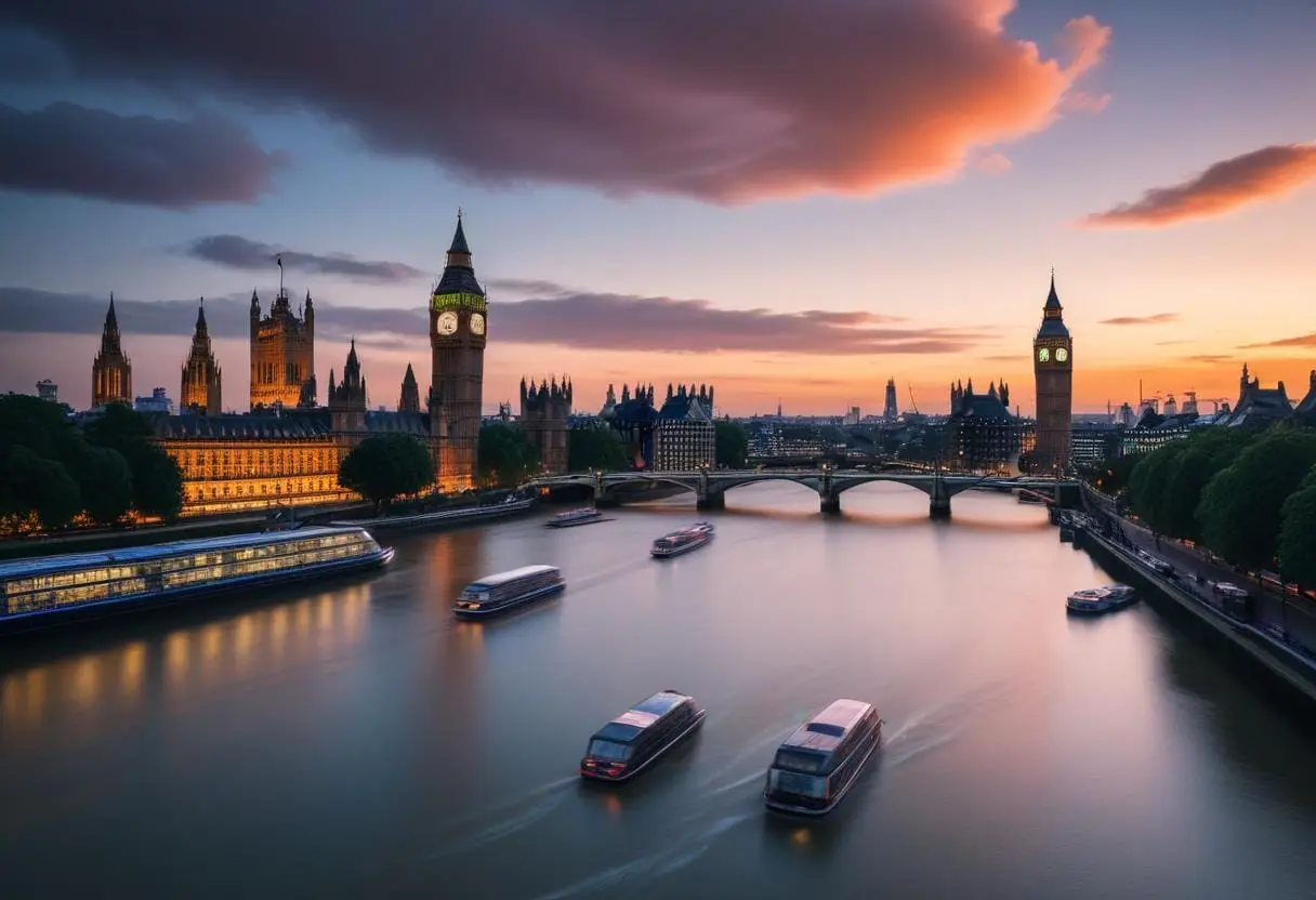 Sevärdheter London illustration