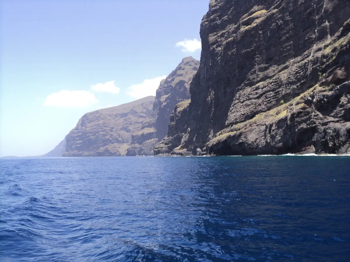 Los Gigantes-klipporna på västra Teneriffa